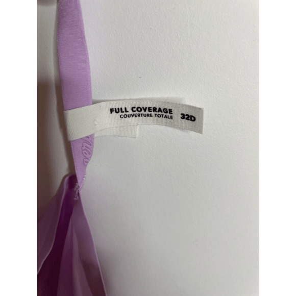 Aerie Smoothez Women's Size 32D Microfiber Unlined Full Coverage Bra Purple NWT - Picture 9 of 12